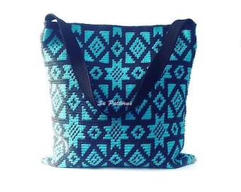 Modello per borsa all'uncinetto Tapestry, borsa geometrica (modello PDF)