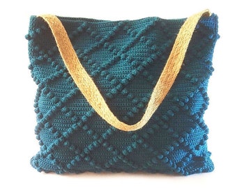 PDF Bobbles crochet bag pattern, Crochet bag pattern, Crochet pattern, Crochet bag pattern, Crochet bag, Crochet purse, pdf Crochet pattern