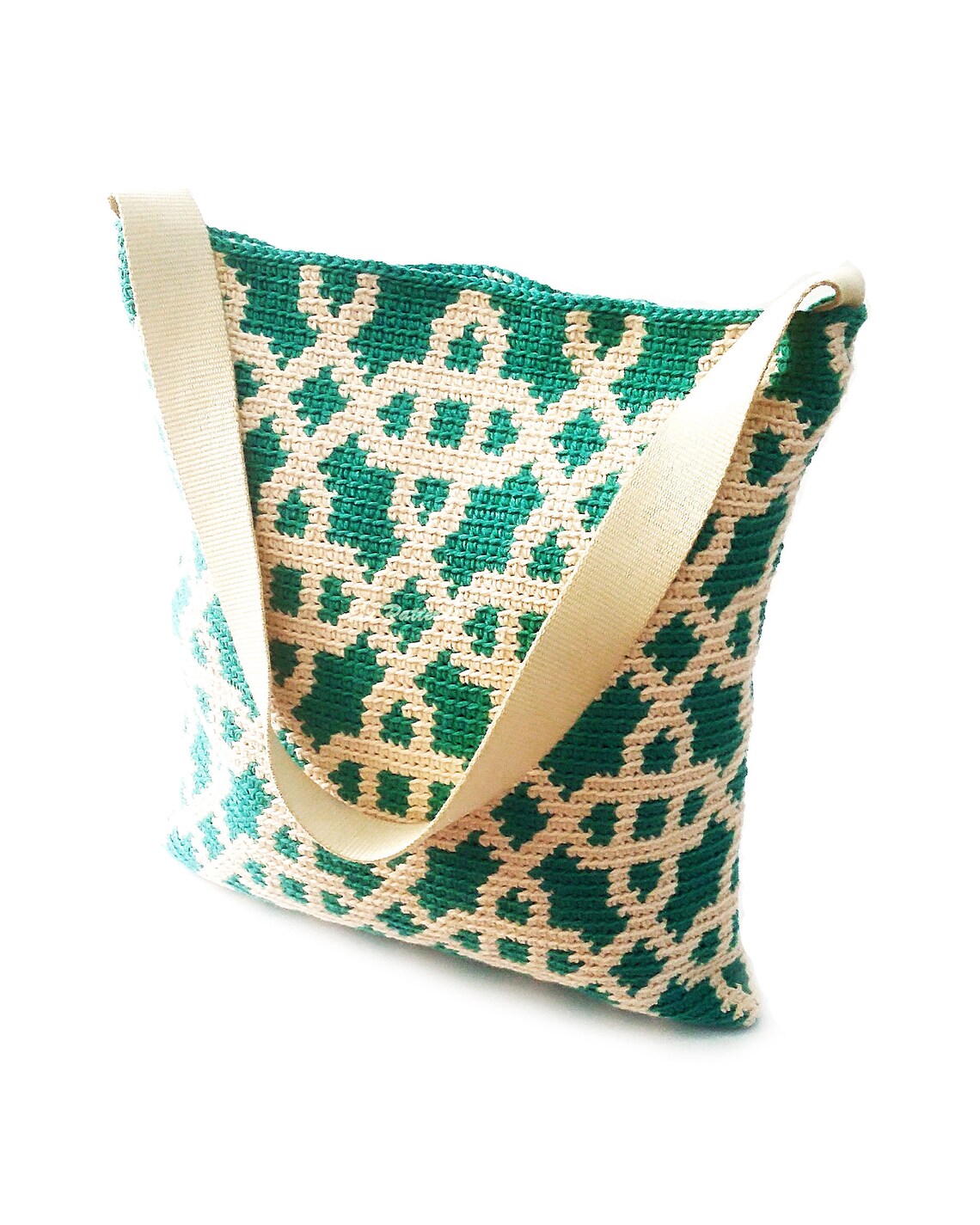 PDF Crochet Pattern Crochet Bag Pattern Tapestry Crochet Etsy