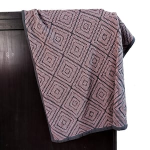 Mosaic Crochet Throw Pattern, Geometric Maze Mosaic Crochet Throw, Mosaic Crochet Blanket, Overlay Mosaic Crochet Pattern