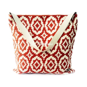 Tote bag crochet pattern, Tapestry crochet tote bag pattern