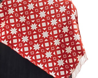 Schema per coperta all'uncinetto a mosaico: modello sovrapposto adatto ai principianti (download digitale)