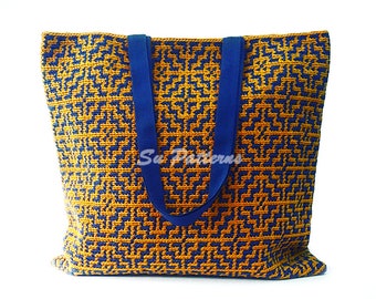 PDF Tapestry crochet pattern, Crochet Pattern, Tapestry crochet pattern, Crochet purse, Crochet bag pattern, Tapestry Crochet Pdf, Crochet