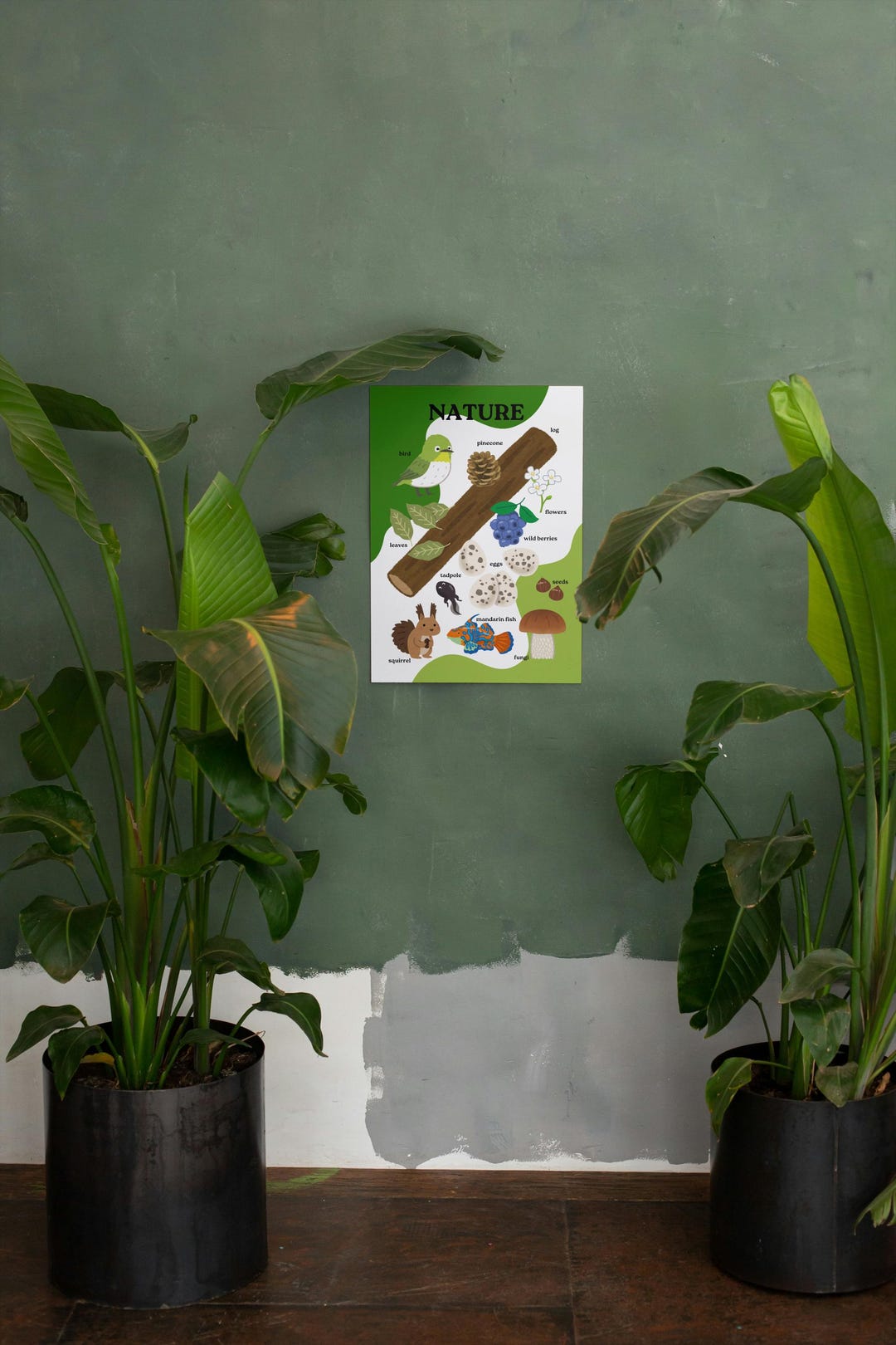 Nature Learning Poster Set – Printable Educational Wall Art (bilingual ...