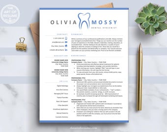 Hygienist Dental Resume Templates, Dentist Resume Matching Cover Letter, Dental Grad Student, Dental Assistant, Periodontist Resume CV