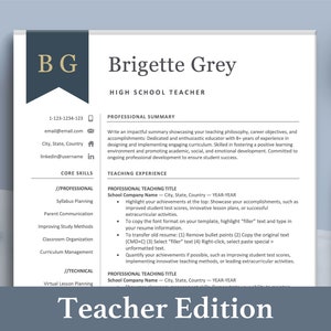 Teaching Resume Templates, Teacher Resume Word, Mac Pages, Special Education CV, Elementary Teacher Resume, High School, Substitute Teacher