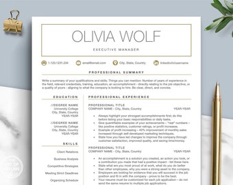 Resume CV Templates Design Google Docs, Word, Mac Pages | 1 2 3 Page Professional Resume Designs, Cover Letter | Modern Curriculum Vitae