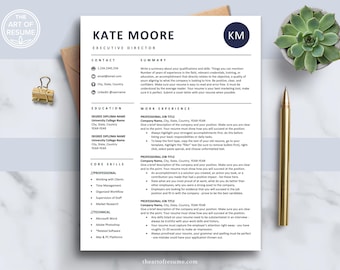 Executive Resume Template | Resume Cover Letter | Professional Resume Templates | Manager Resume Design | Assistant Resume | CV Templates