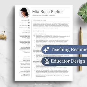 The Art of Resume | Professional Modern Executive Medical Resume CV Template with Picture Insert Bundle Maker with Free Cover Letter | Download  Nurse Doctor Resume CV with Profile Picture Design Any Job Career