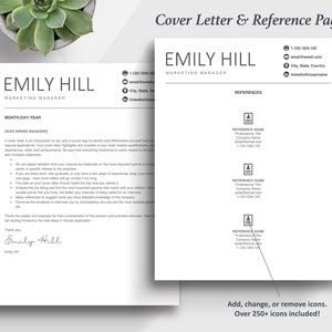 The Art of Resume Templates | Executive Resume Professional CV Design Template Maker | Curriculum Vitae | Cover Letter and Reference Page Template Format