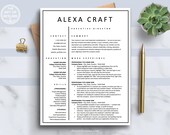 Modern Resume CV Templates, Best Resume Template, Resume Microsoft Word, Mac Pages, Cover Letter Templates, Instant Download, Simple Resume