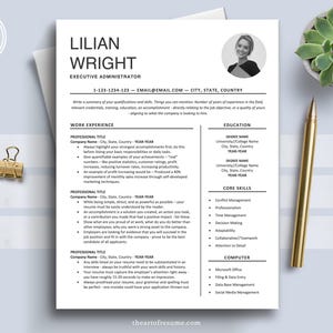 The Art of Resume | Professional Simple Modern Executive Resume CV Template Bundle Maker with Free Cover Letter | Download Business Clean Compatible Resume CV Design Any Job