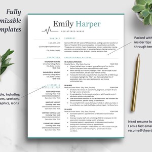 The Art of Resume | Professional Nurse Doctor Resume CV Template Design Bundle | One Page Resume Format
