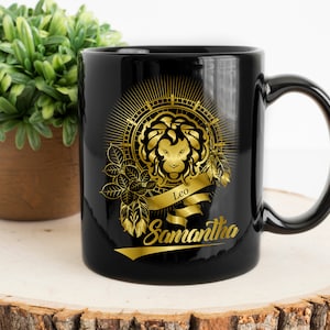 Personalized Leo Mug, Leo Gifts, Leo Coffee Mug, Leo Cups, Zodiac Gifts for Leo, Leo Birthday Gift, Zodiac 11 oz Coffee Mug