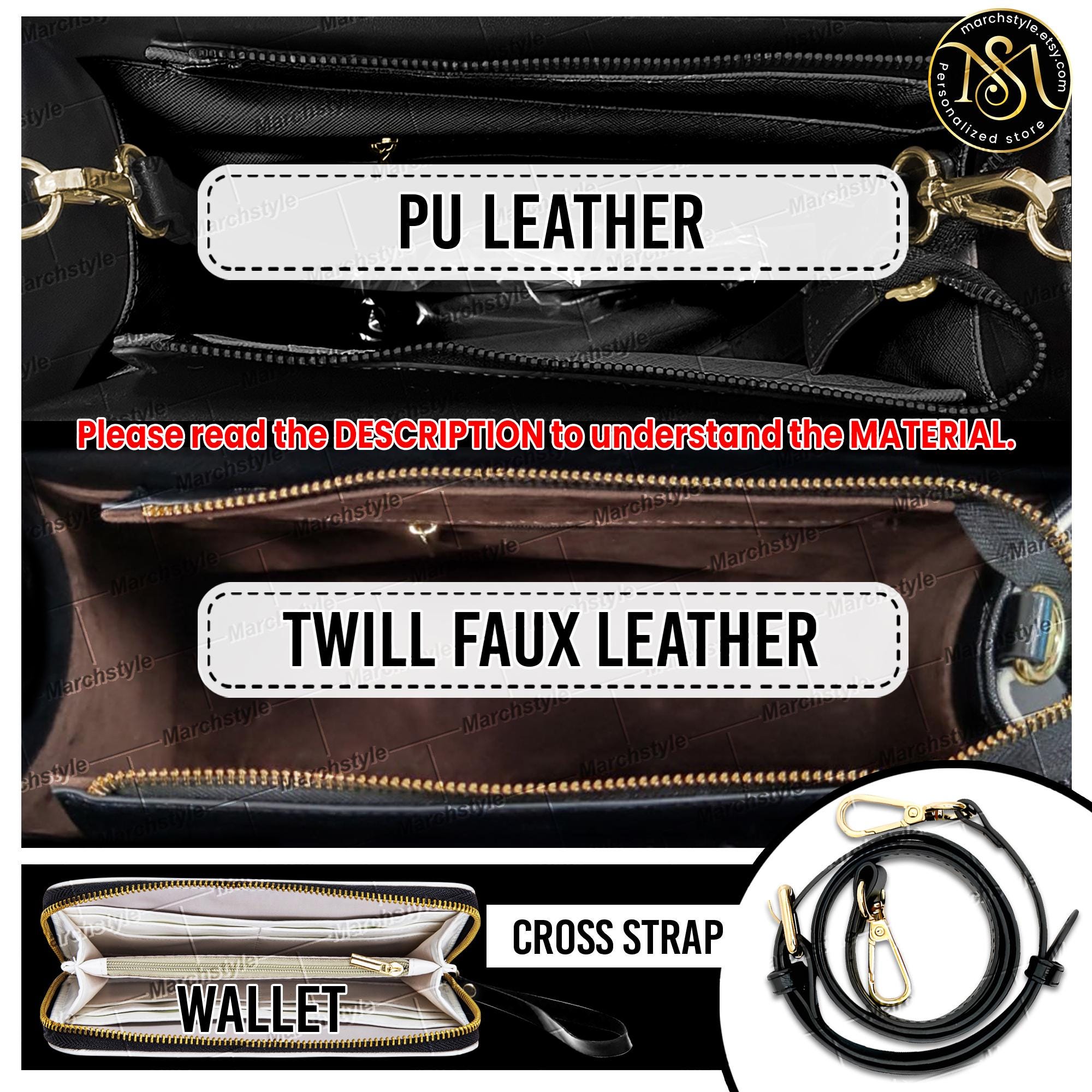Scripture Purses Personalized Christian PU Leather Handbag or Wallet, Bible Verse Purse ...