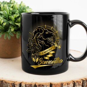 Personalized Capricorn Mug, Capricorn Gifts, Capricorn Cups, Zodiac Gifts for Capricorn, Capricorn Birthday Gift, Zodiac 11 oz Coffee Mug