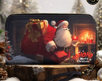 Marchstyle - Hohoho! Merry Christmas Santa Leather Handbag or