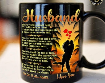 Husband Gift from Wife, I'd Do It All Again Mug, Romantic Husband Coffee Mug, Anniversary Gift for Husband, Best Ever Present