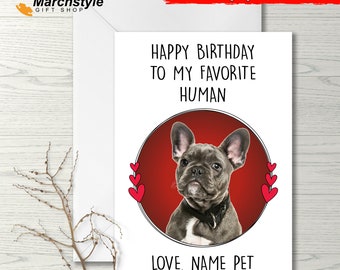 Marchstyle - Personalisierte Geburtstagskarte für Hunde, lustige Geburtstagskarte für Katzen, Haustier Geburtstagskarte für Ihn, Katze Mama Geburtstagskarte, Hund Papa Geburtstagskarte