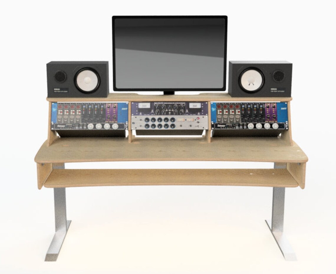 12U Recording Studio Desk Sit Stand Lift Desk LEGS INCLUDED COMPLETE ...