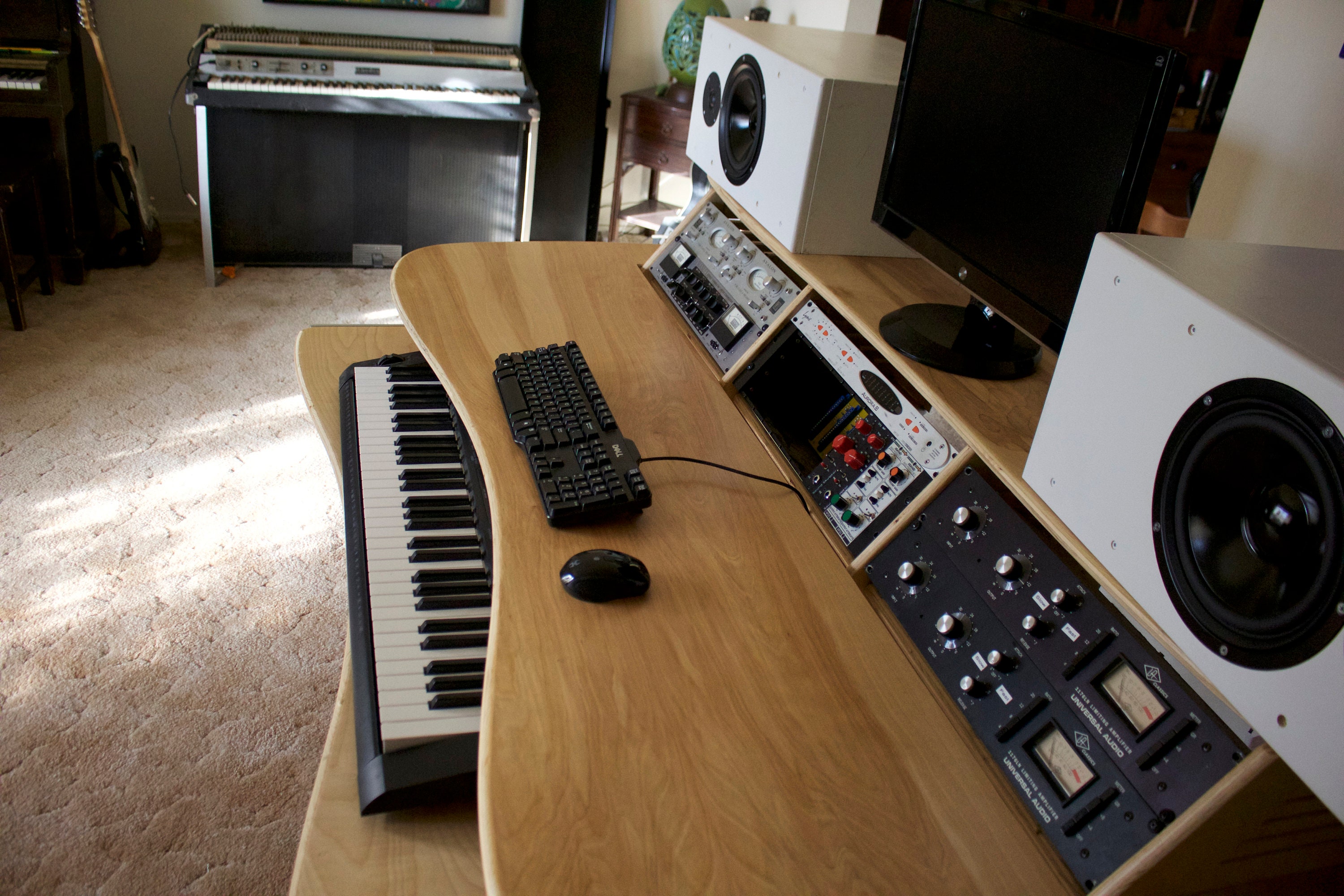 Recording Studio Desk/ 12RU Workstation/ Grade Birch Etsy