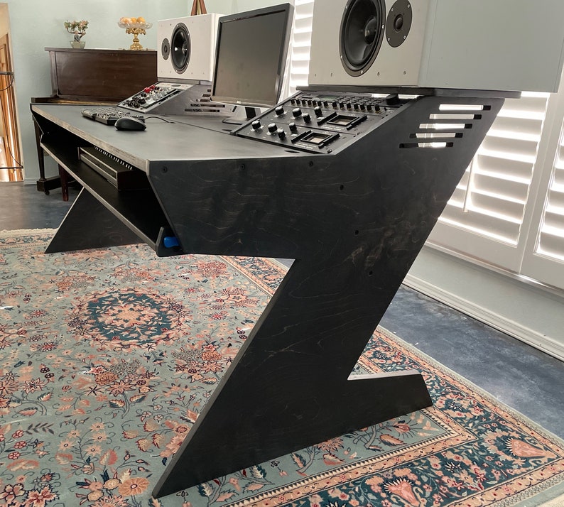 12U Studio Workstation Desk Baltic Birch Recording Studio Desk Etsy