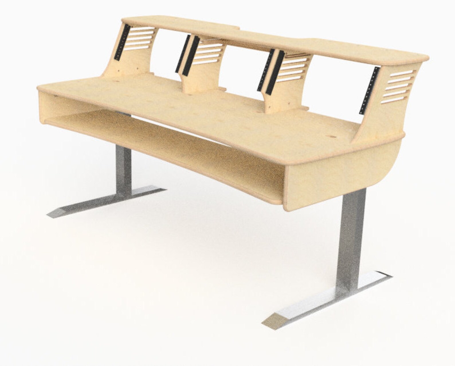 12U Recording Studio Desk Sit Stand Lift Desk LEGS INCLUDED COMPLETE ...
