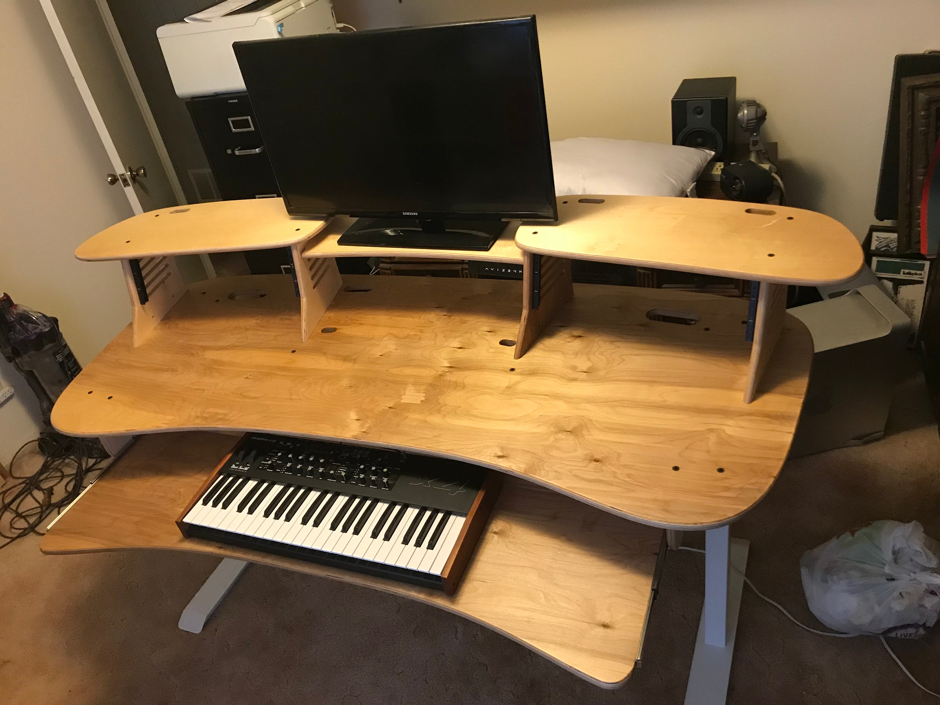 8U Recording Studio Desk Sit Stand Lift Desktop Height - Etsy