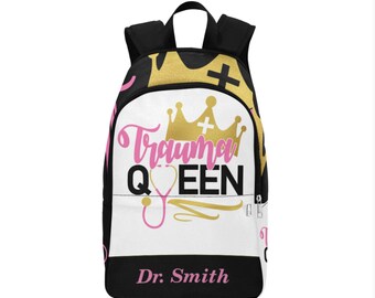 Trauma, ICU, nurse, doctor, medical staff, gift, bag, tote, Personalized Medical Backpack for Adults