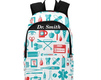 Personalized Medical Backpack for Adults- Put Name in comments section prior to ordering