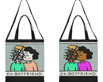 Funny, break-up, divorce, ex-boyfriend, gift for a friend, or yourself, bag, tote, mug, personalized, party, celebrate