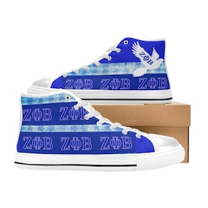 Zeta Phi Beta hoge/lage sneakers (schoen valt groot, bekijk maattabel)