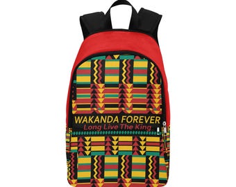 Wakanda Forever Custom Fabric Backpack