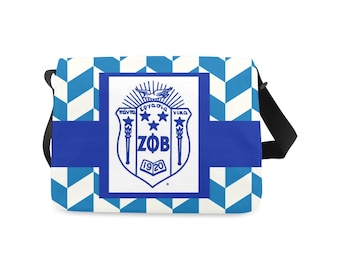 Zeta Phi Beta Messenger Bag