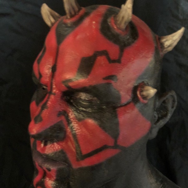 Darth Maul Silicone Mask - Made to Order