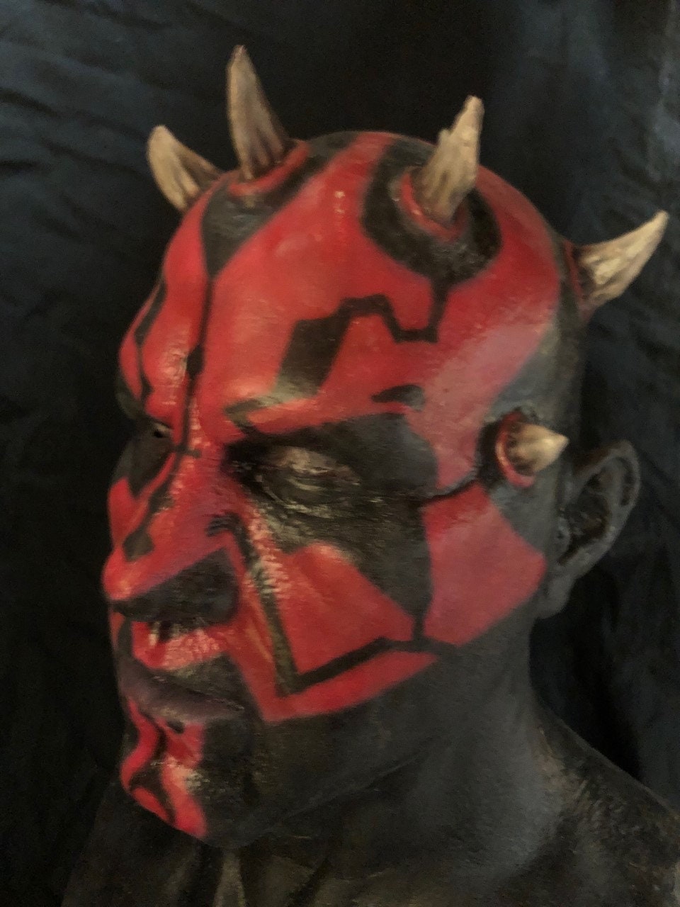Higgins abstract oorlog Darth Maul Silicone Mask Made to Order - Etsy