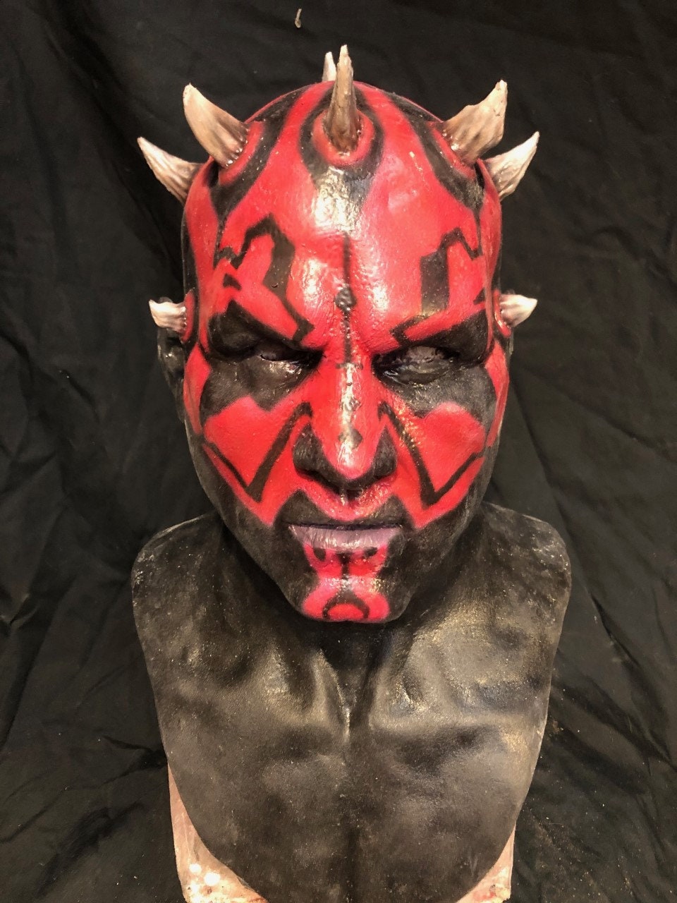 ダースモール　スターウォーズ　コスプレ　ラバーマスク　30cm 国内【残5限定】 ダースモール スターウォーズ コスプレ ラバーマスク 30cm 国内