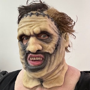 Leather Face Silicone Mask - Made to Order