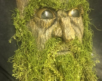 Visage d'homme arbre