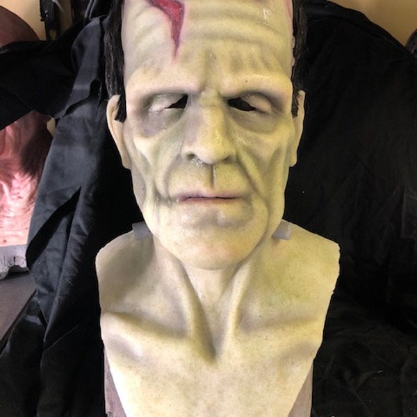 Frankenstein's Monster Silicone Mask - Made to Order