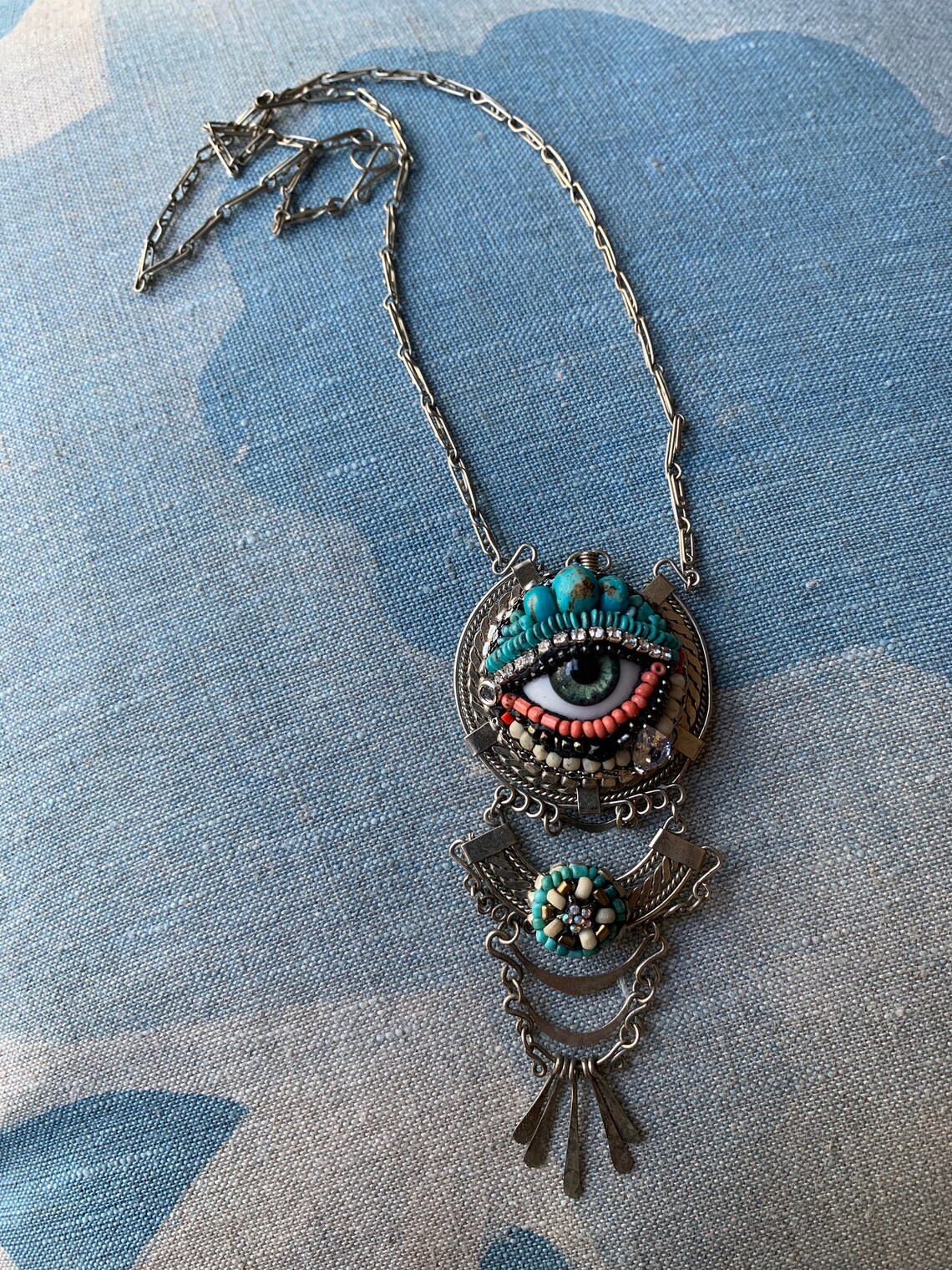 Eye Necklace Etsy