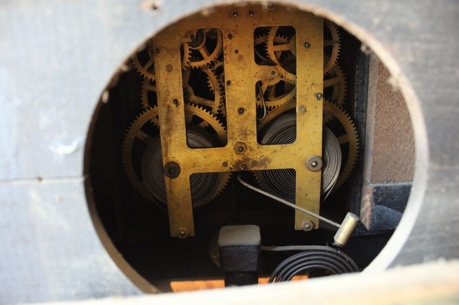 Mantle Clock Vintage Early 1900 pendulum and chime Antique Etsy