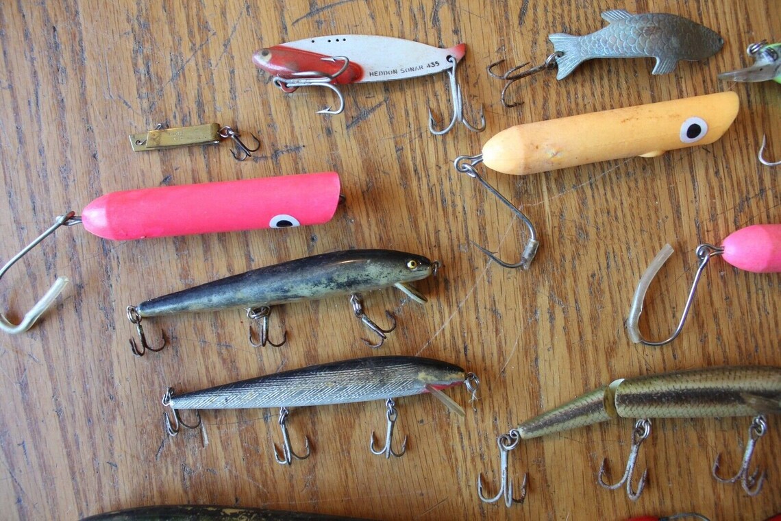 Fishing Lure Lot Cordell Redfin Heddon Sonar 435 Rebel Floater Etsy