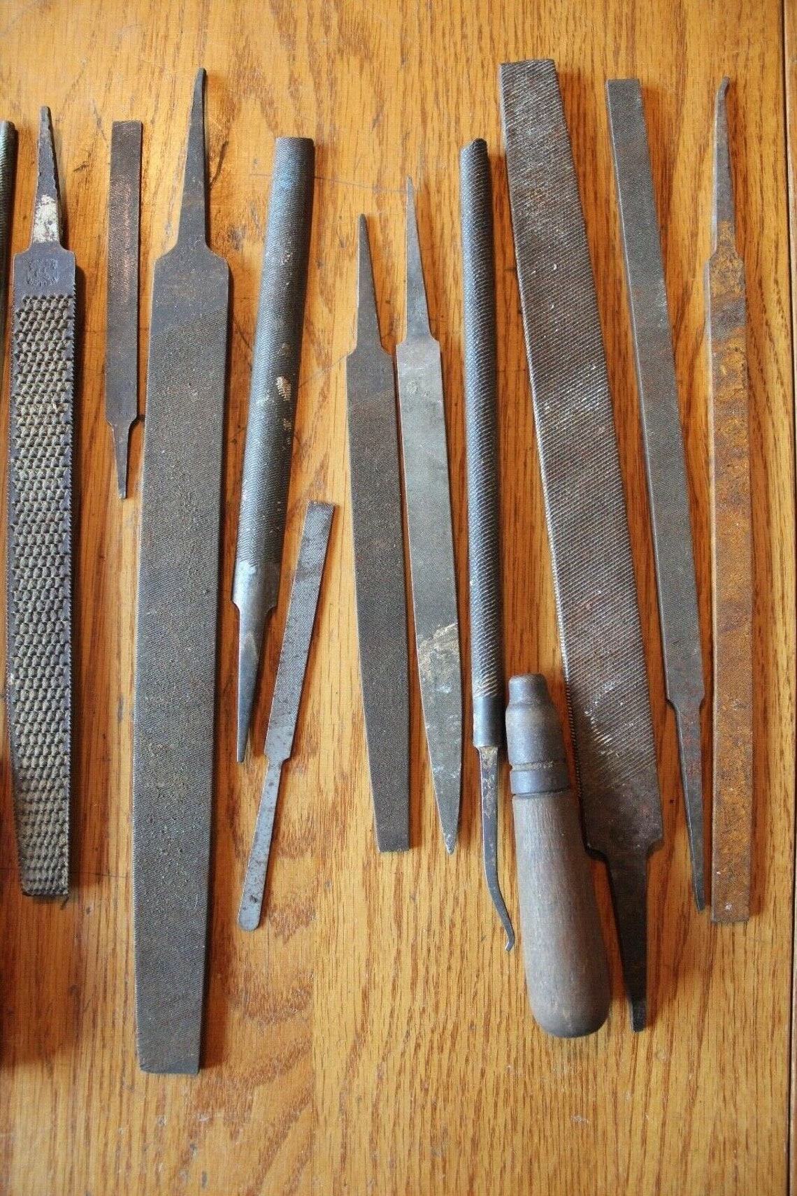 File Lot Of 15 Vintage Hand File Tools Nicholson Gh Etsy