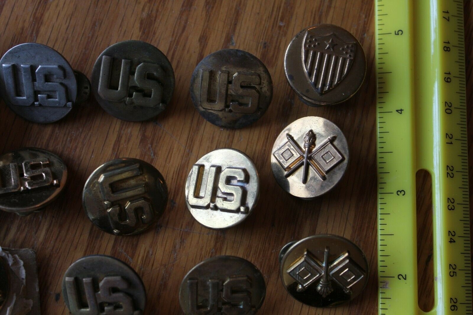 US Military Pin Lapel Army Lot of Ranking vintage signal corps Etsy