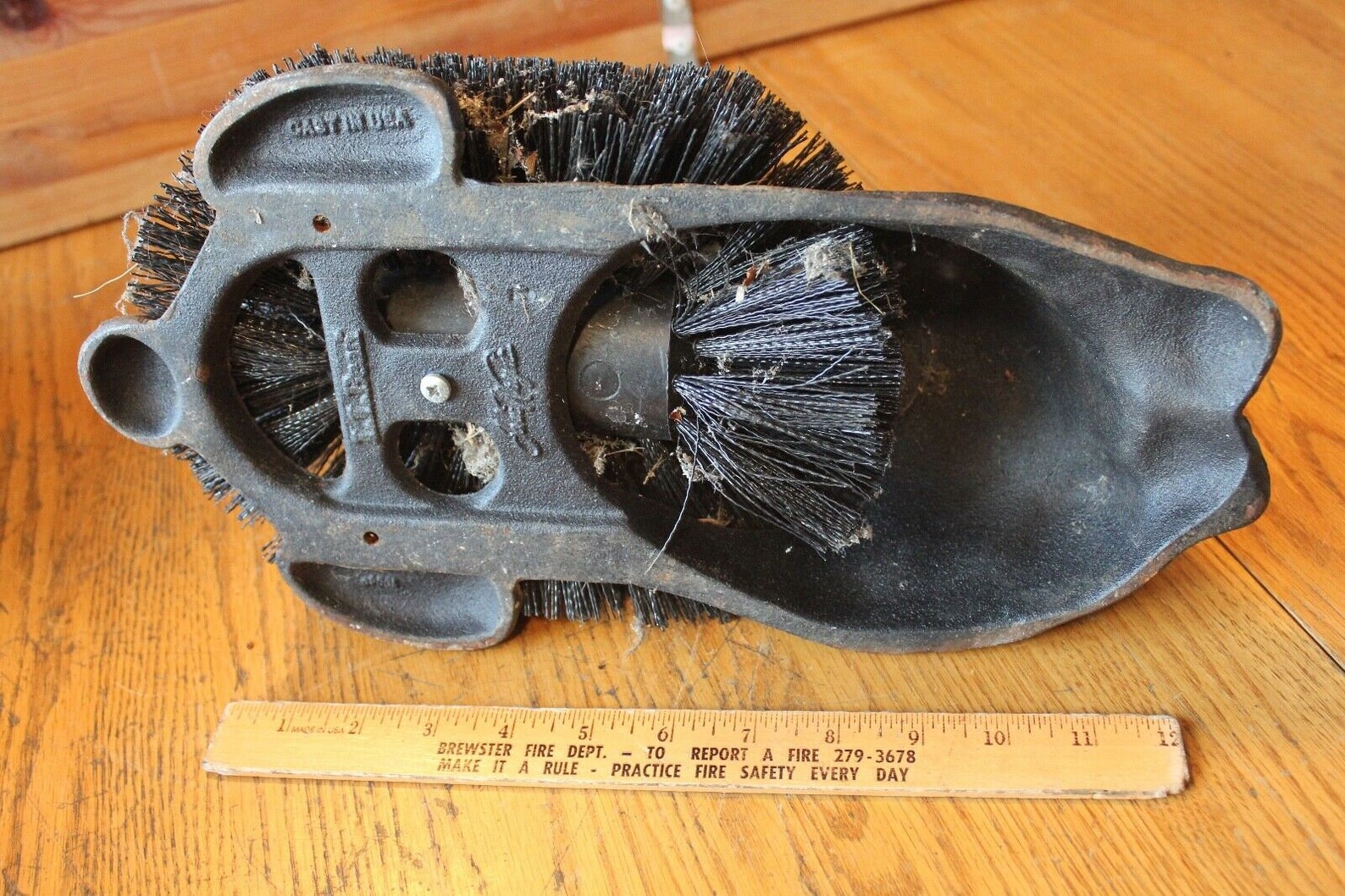 John Wright L.L. Bean Cast Iron Sleeping Bear Boot Brush Etsy