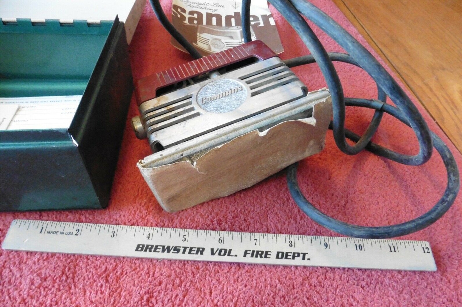 Cummins Electric Straight Line Sander Modèle 454 B Metalcase Etsy