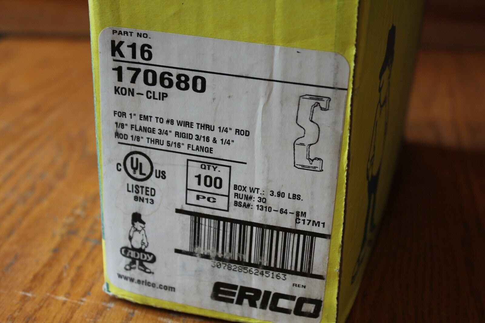 100pc Erico Caddy K16 170680 KonClip For 1 EMT Etsy