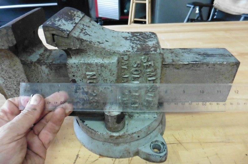 Antique Vise O. Parker Rare1908 239 Vice Semi Steel Solid Bar Etsy