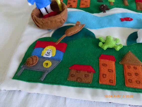 Raconte Tapis Le Bateau De Monsieur Zouglouglou Etsy